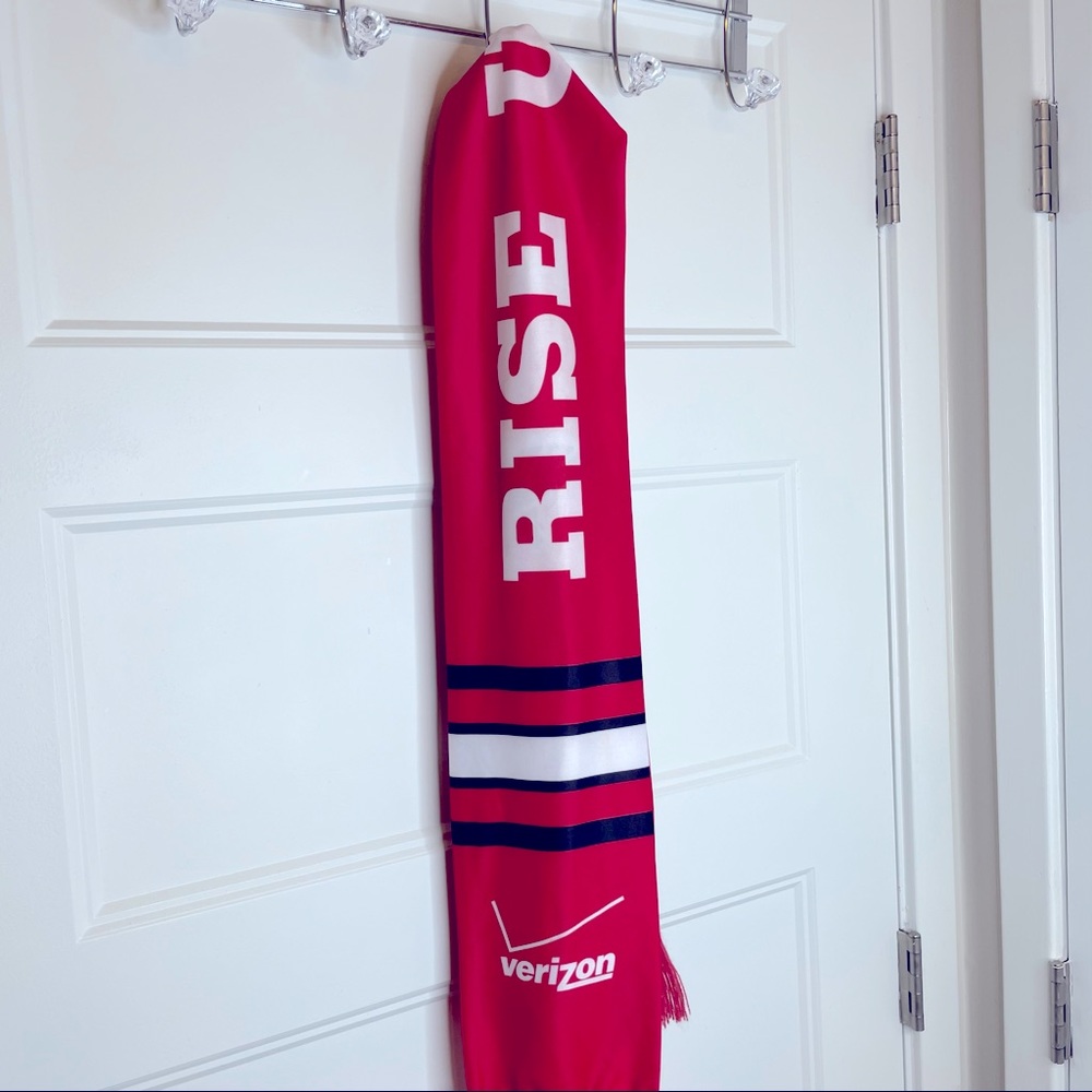 Rise Up Atlanta Falcons Scarf with tassels by VW - Picture 5 of 9